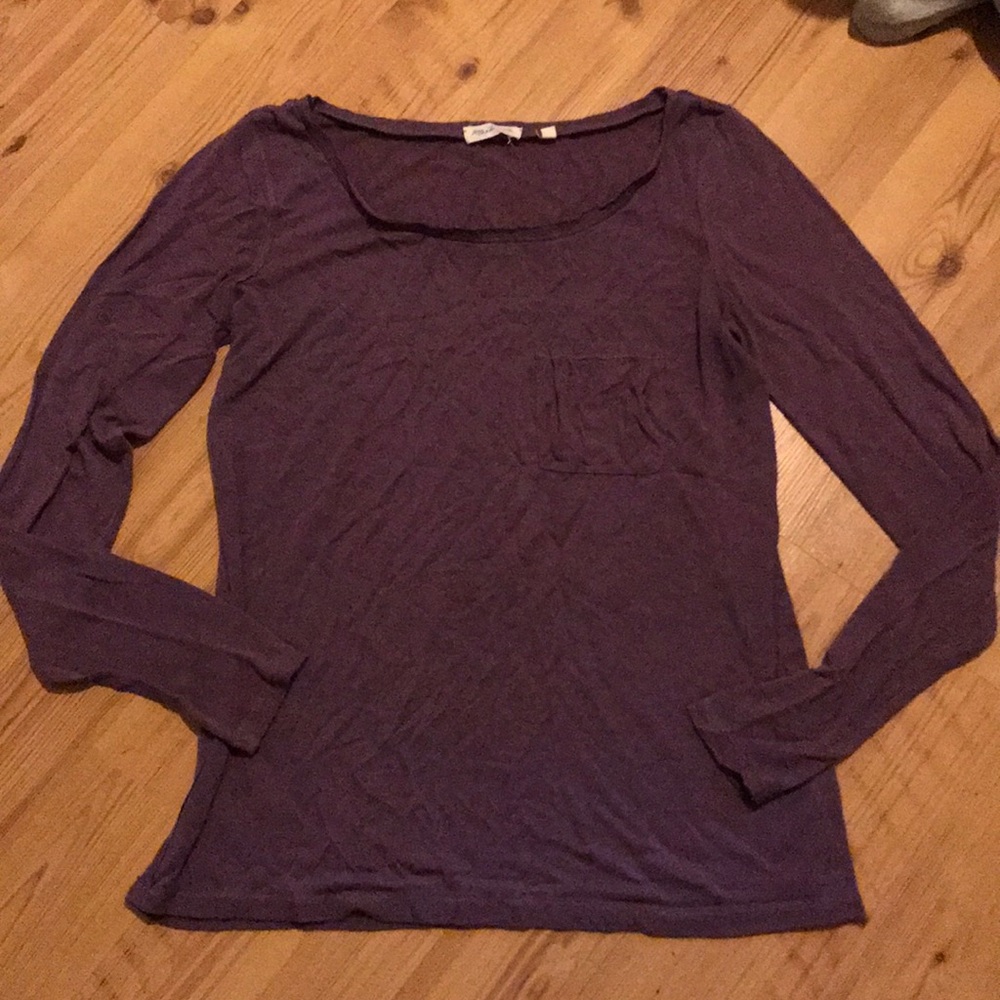 Martin + Osa Purple Long Sleeve Tee